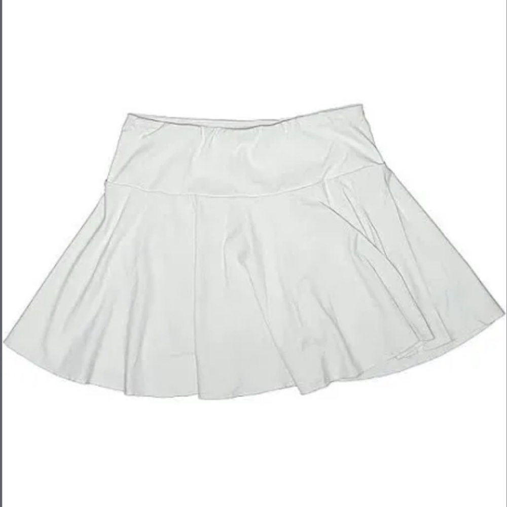 White Flared Skirt